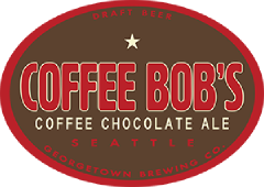 bob's coffee ale tap label